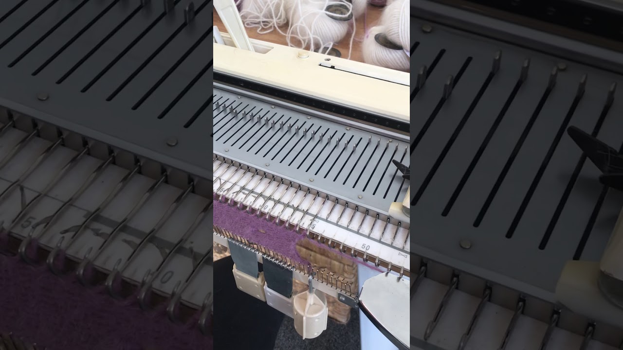 Easy bobbles on knitting machine. Quick with no short rows required.