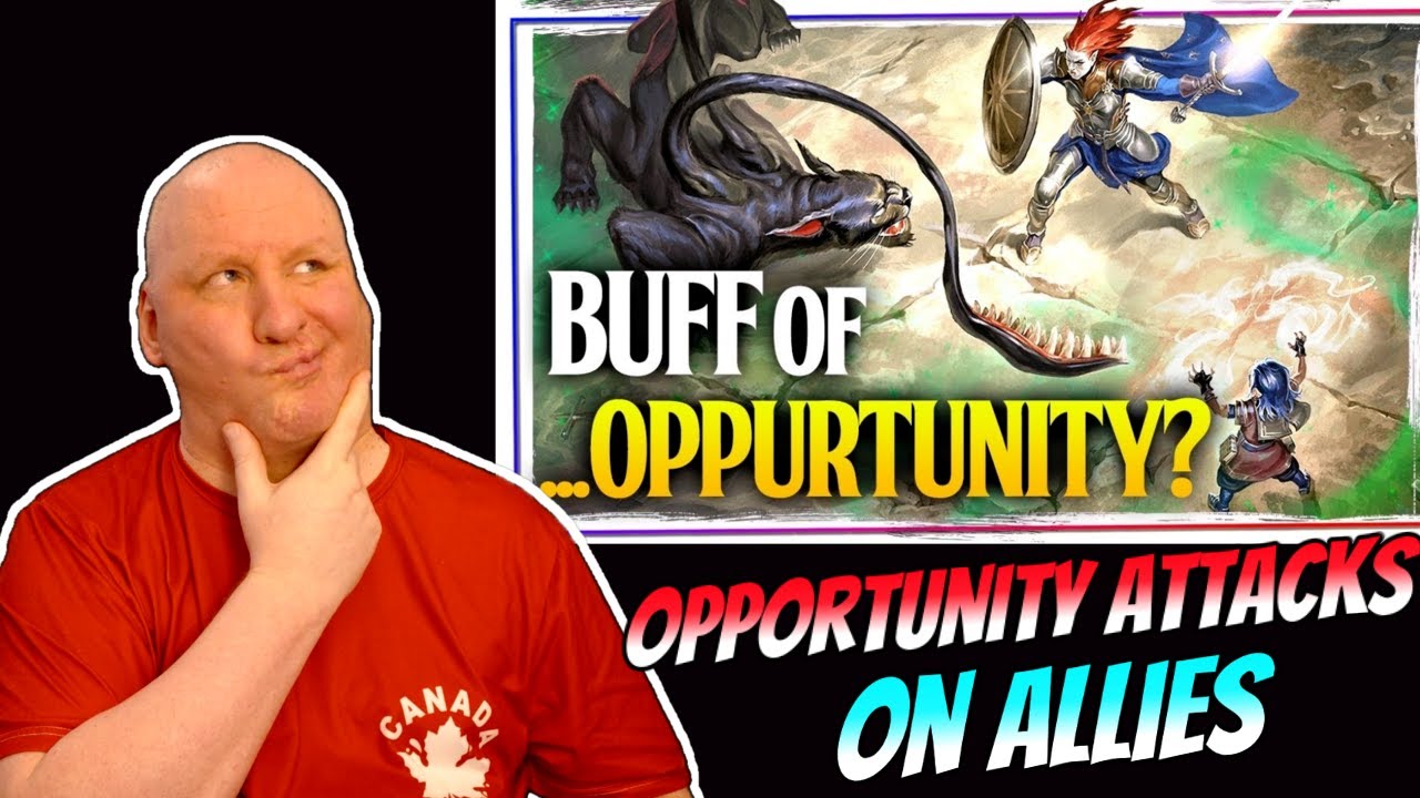 Can you use Opportunity Attacks on Allies?: Dnd 5.5 video reaction