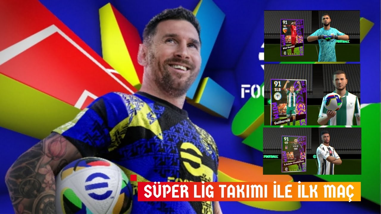 SÜPER LİG TAKIMI KURUP İLK MAÇIMIZI YAPTIM😯 - eFOOTBALL 2025