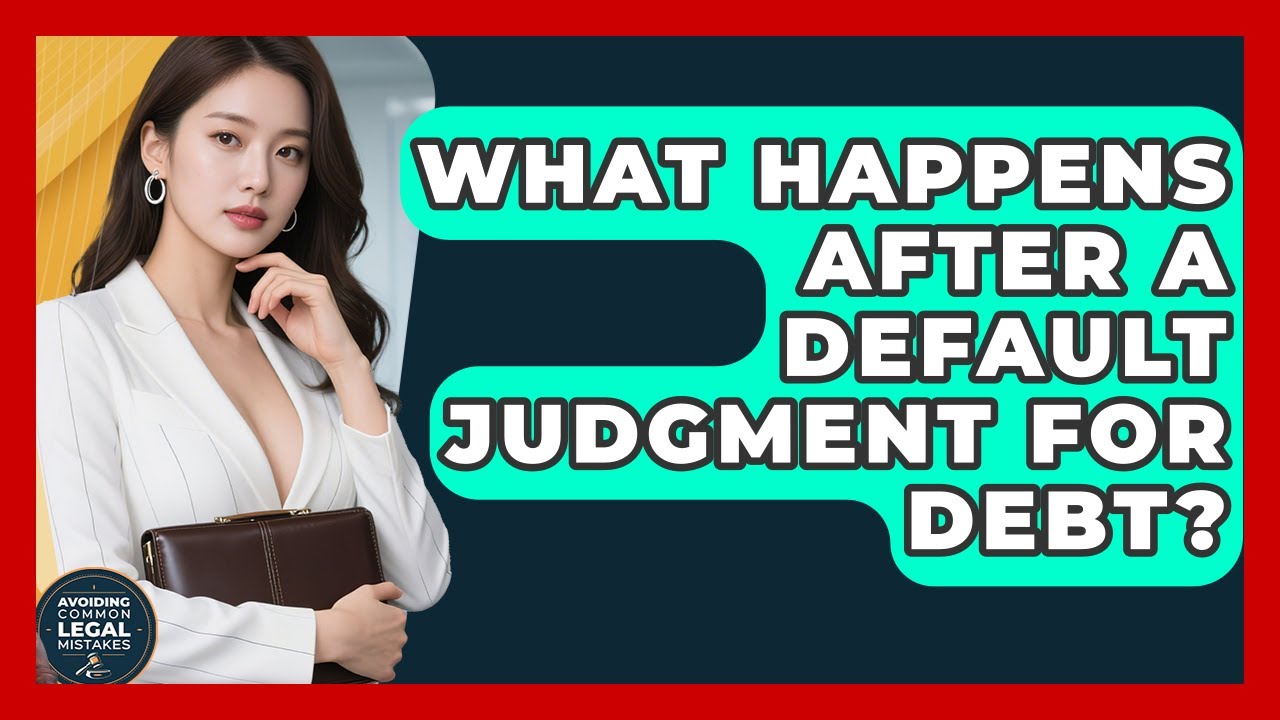 What Happens After A Default Judgment For Debt? - Avoiding Common Legal Mistakes