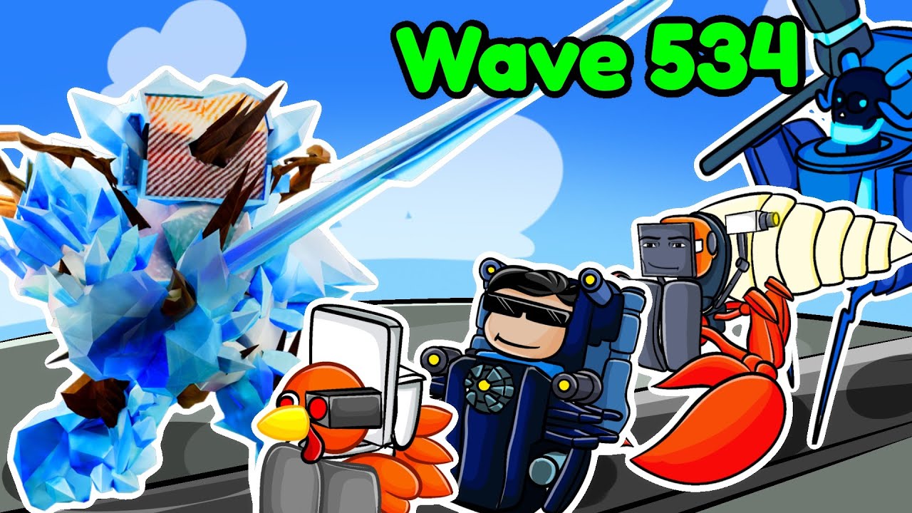 ULTIMATE Titan Glacier TV Man en ENDLESS Mode !! (Toilet Tower Defense)