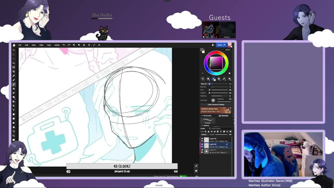 ♡ Doing An Art Challange With Pookie ~Art ♡