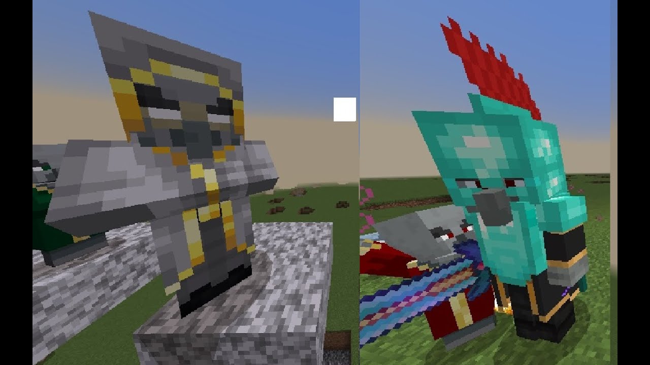 Evoker Commandant and Illager Generalissimo BOSSES / VILLAGER And ILLAGER Soldier ADDON. 