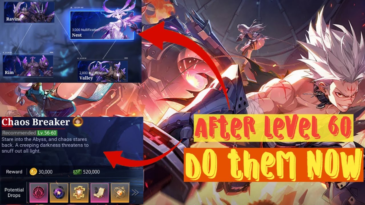 Crystal of Atlan 🔥 | اهم الحاجات الي تعملها بعد لفل 60 ولازم تهتم بيها