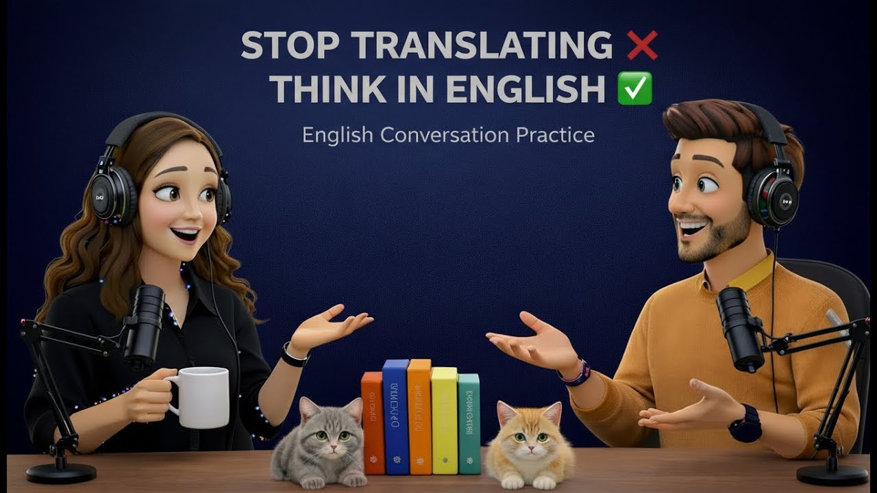 How to Think in English | Stop Translating in Your Head Now | Easy Conversation Practice