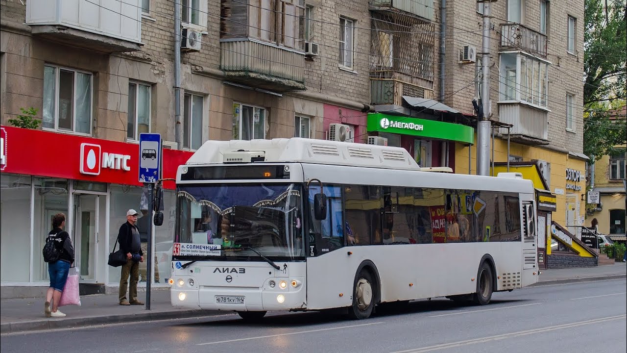ЛиАЗ 5292.67 В781КУ164 Маршрут №53 город Саратов 