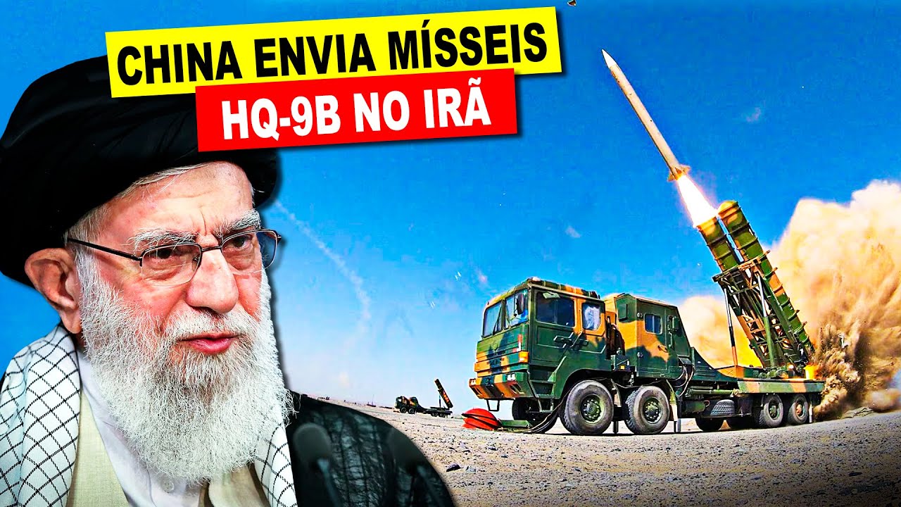 Irã recebe baterias de mísseis terra-ar HQ-9B da China após cessar-fogo com Israel!