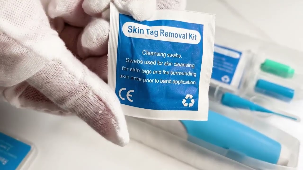 2 In1 Painless Auto Skin Tag Mole Wart Removal Kit Cleaning