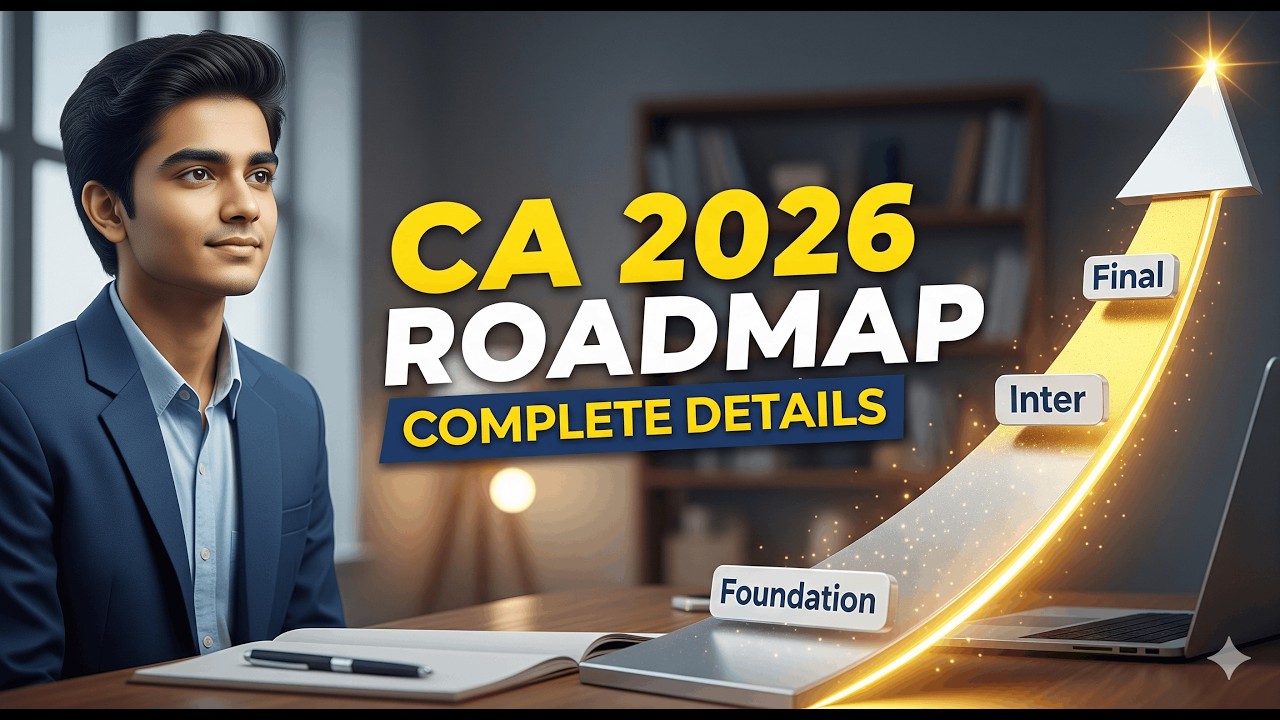 How to become Chartered Accountant CA in 2026? Complete Detailed Procedure | ICAI CA | Indreshgandhi