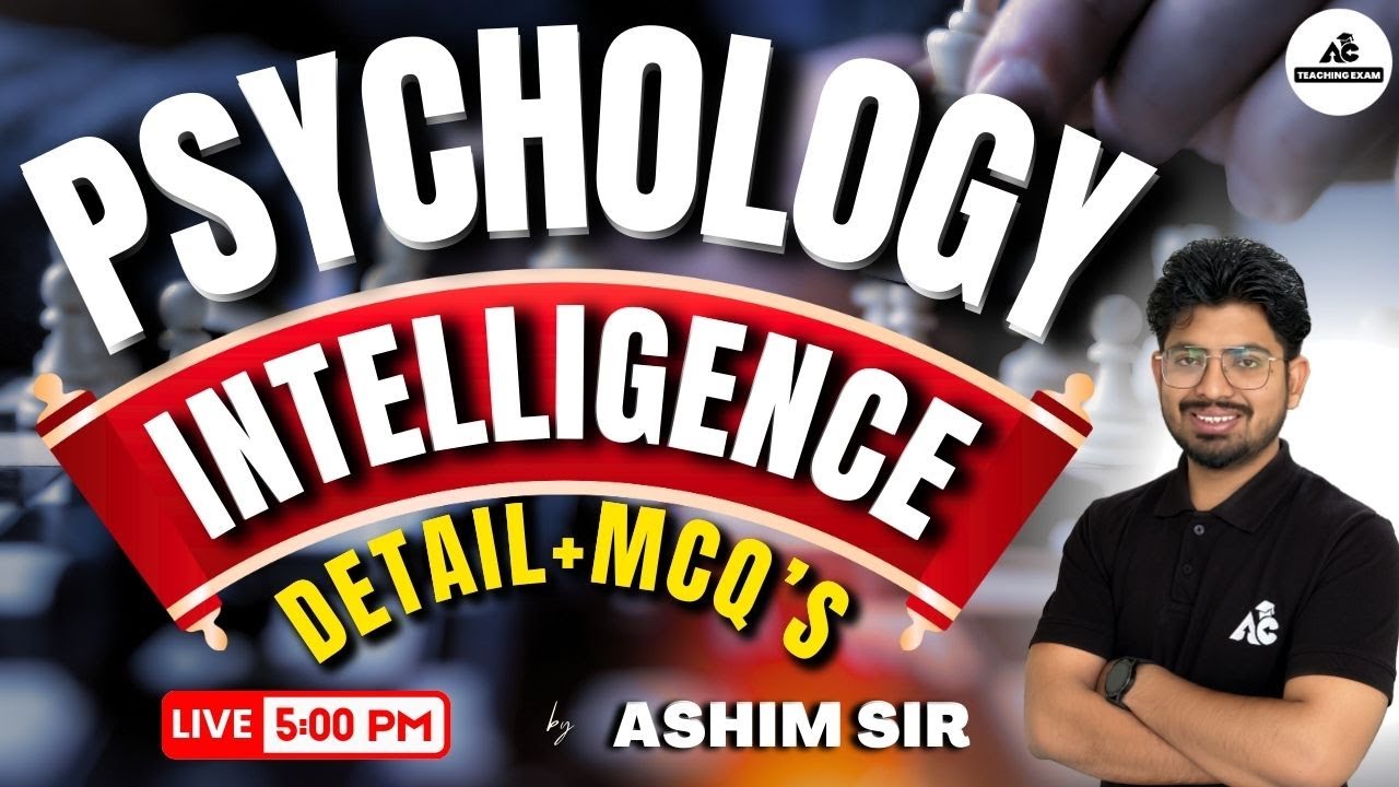 Punjab PSTET 2024 || Psychology intelligence || Details+MCQ