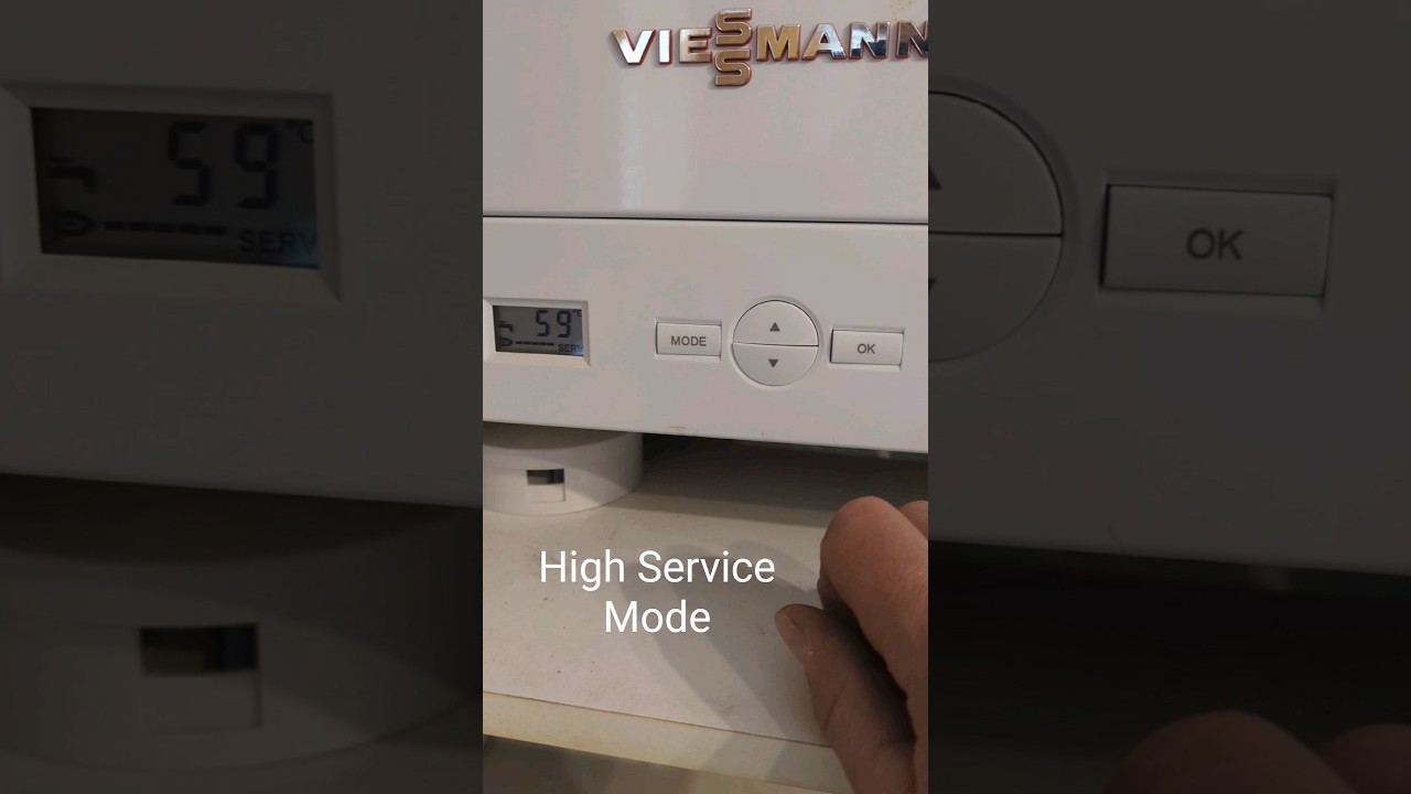Viessmann Vitodens 050-W. Service modes. #boiler service #gas safety #boiler