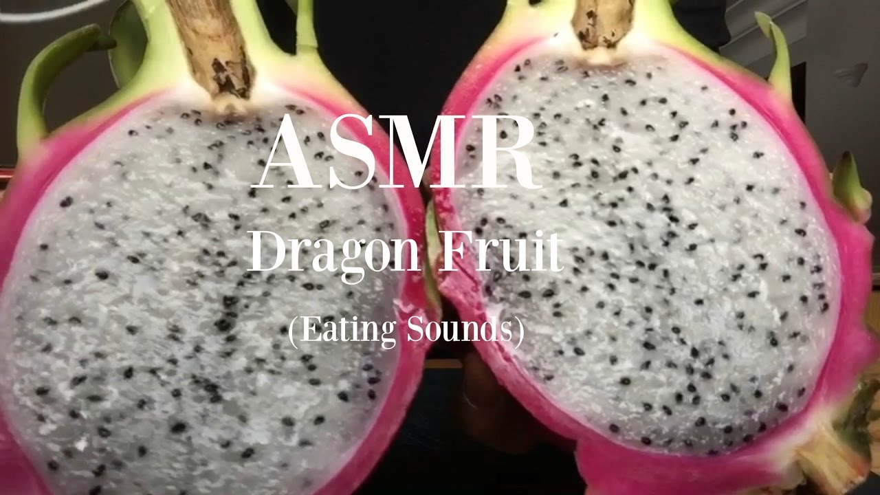 ASMR Exotic Dragon Fruit *EATING SOUNDS* Light Whispers | SAS-ASMR