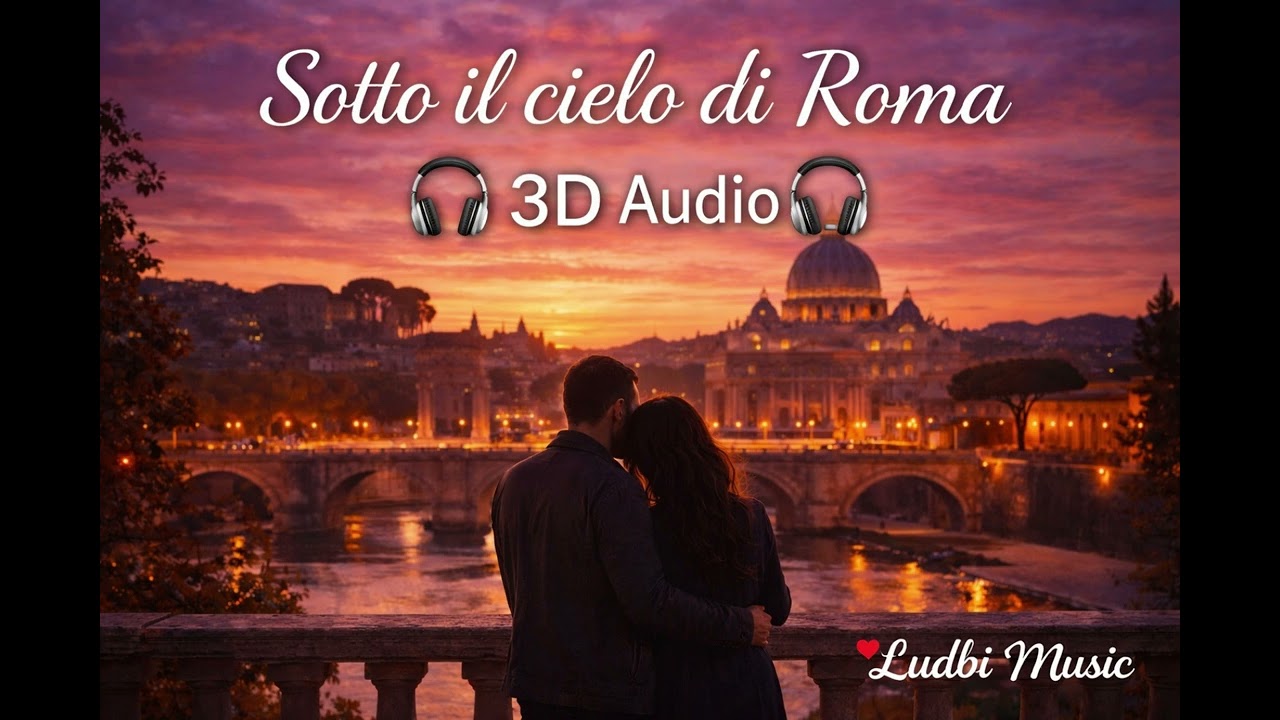 Sotto il cielo di Roma – Italian Romantic Song (3D Audio) | Ludbi Music