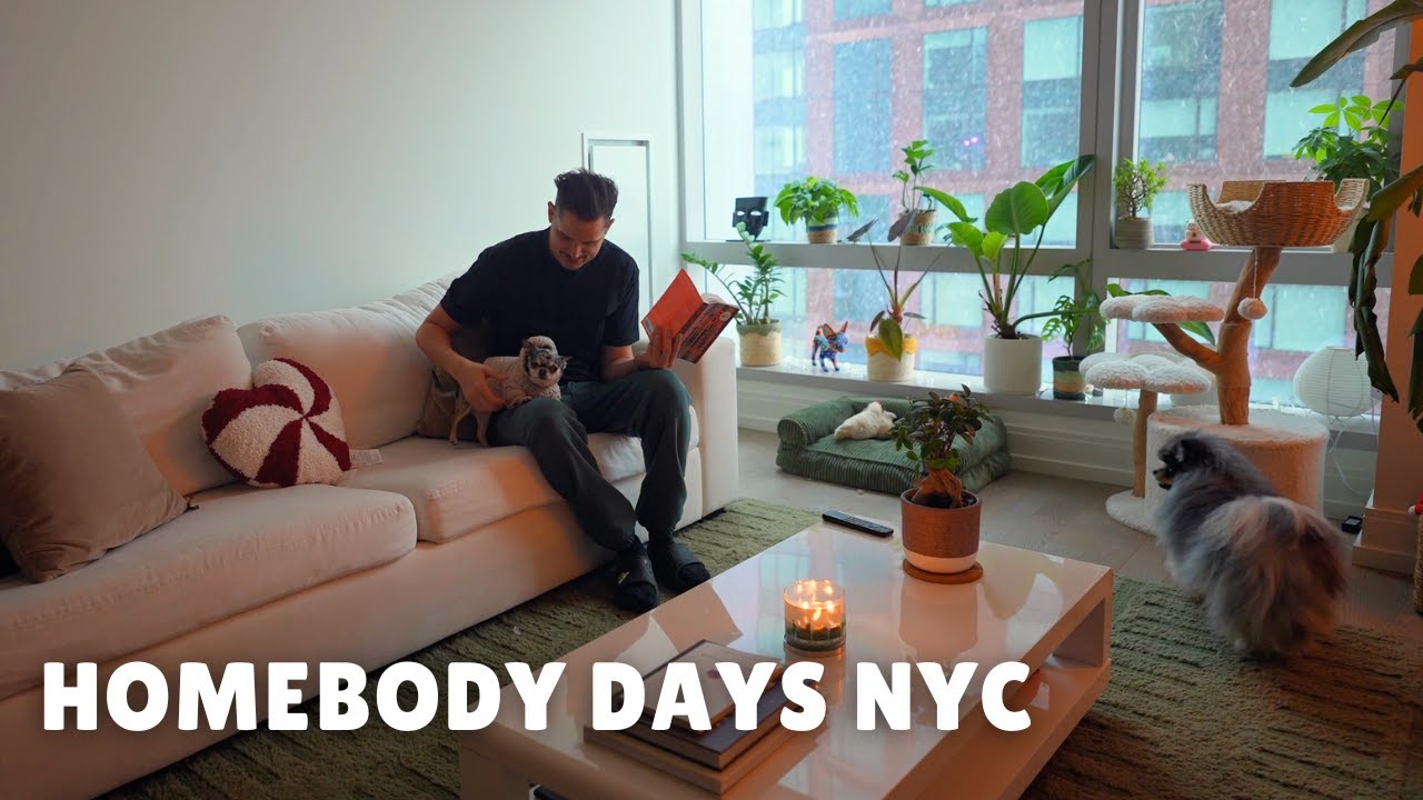 homebody living in nyc: a cozy snowy day ❄️
