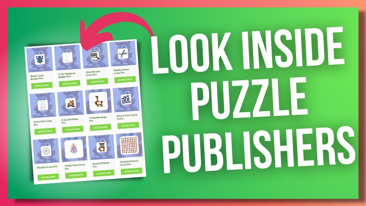 All 12 Tools Inside of Puzzle Publishers Membership