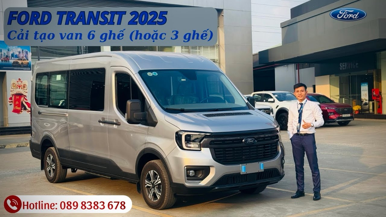Ford Transit cải tạo van - bằng lái B2 lưu thông giờ cấm trong đô thị