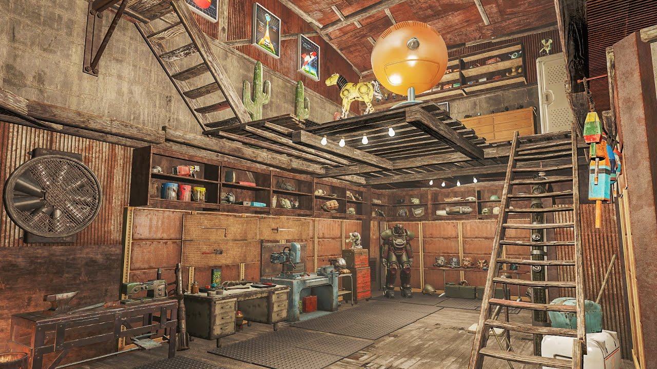 Fallout 4 - HOME PLATE - Build tour - NO MODS
