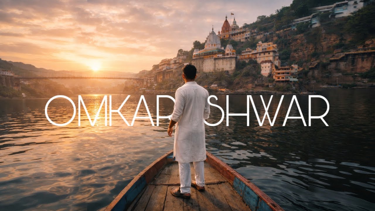 Omkareshwar Narmada River Vlog 🌊 | Boat Ride | Peaceful Narmada Ghat & Jyotirlinga Darshan