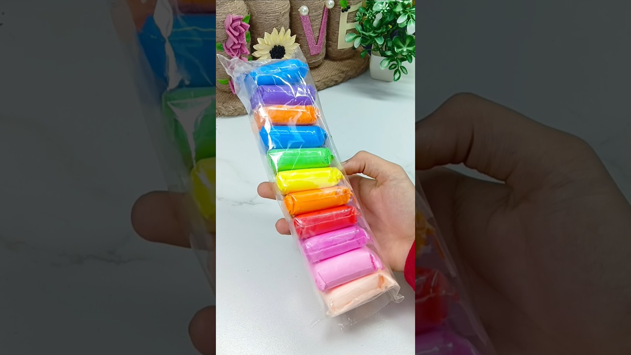DIY clay flower vase💐#diy #craft #shorts #trending #viralvideo #clayart #craftideas #art #clayart