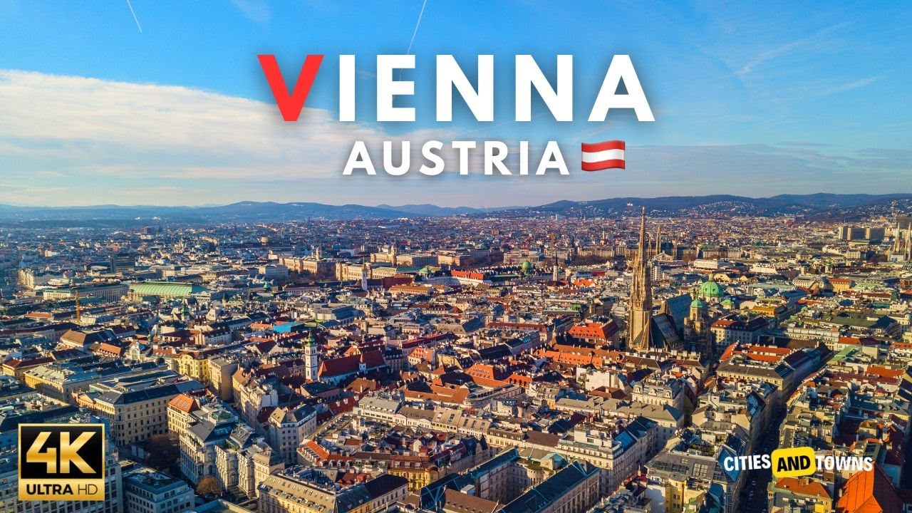 Vienna, Austria 🇦🇹 in 4K Video by Drone ULTRA HD - Flying over Vienna, Austria