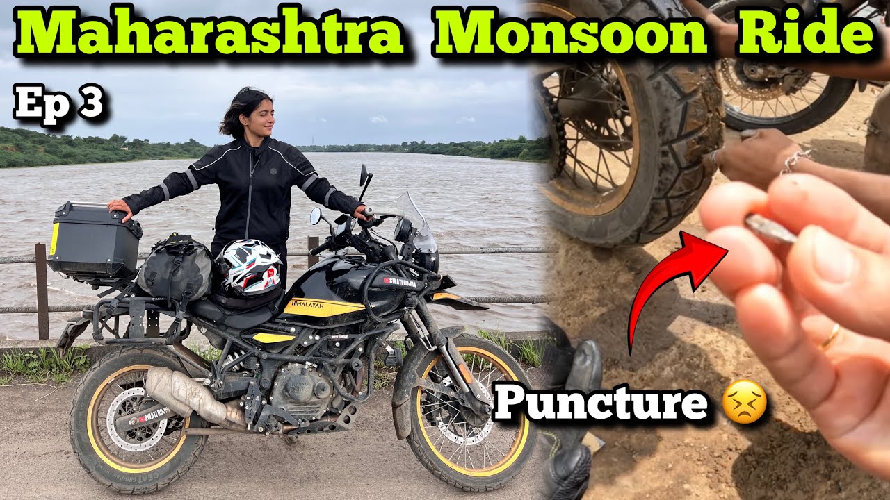 Malshej Ghat Phochne se Phle Puncture hogya 😟 | Dhule to Malshej Ghat | Day 3