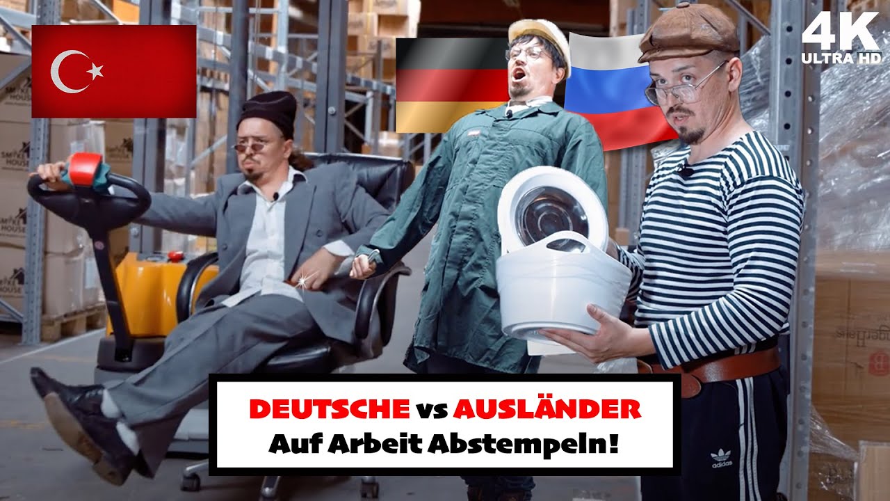 18# Vergleich: Deutsche | Türken | Russen - Bei der Arbeit Abstempeln