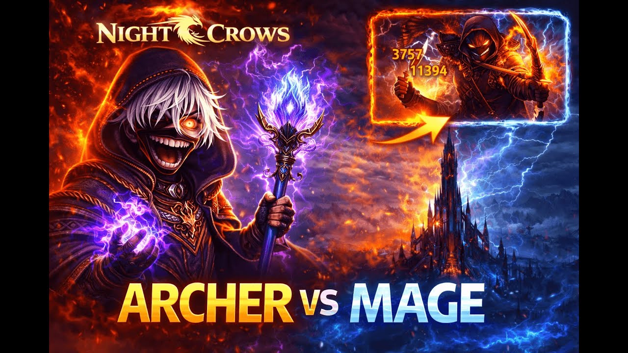 Night Crows : Archer vs Mage - Which Class is ACTUALLY Better? (After Switching)