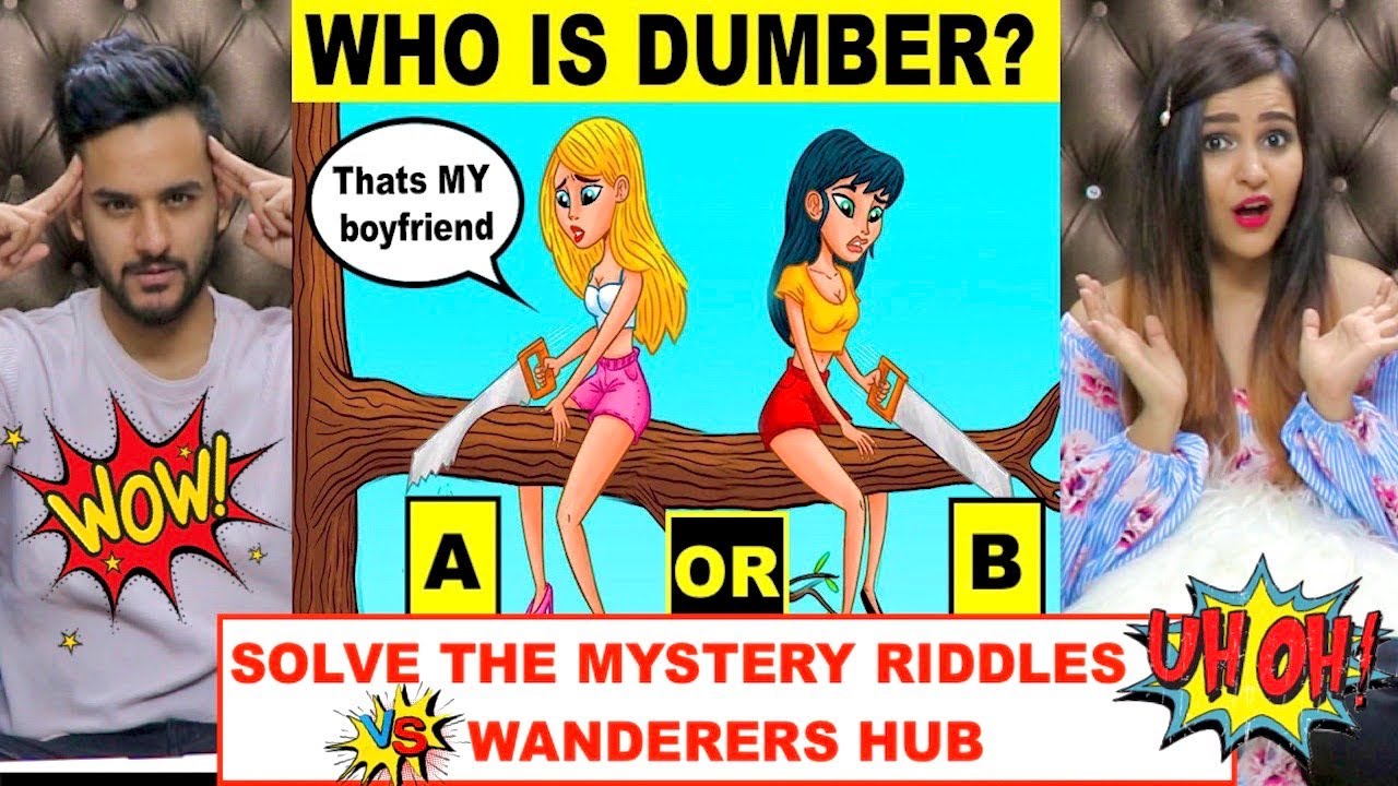 SOLVE the Mystery RIDDLES challenge VS WANDERERS HUB !! ( 99% will fail this test )