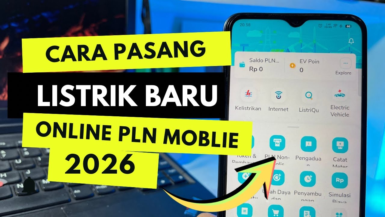 Cara Daftar Listrik Baru PLN Lewat HP Terbaru 2026 | Step by Step