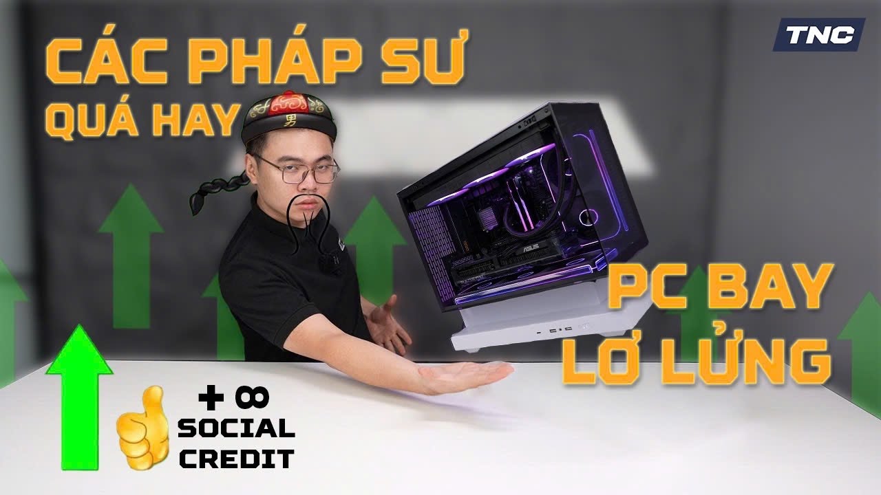 PC Gaming 39 Triệu: DarkFlash Art Ultra F1 Độc Lạ Như Đang Bay Lơ Lửng