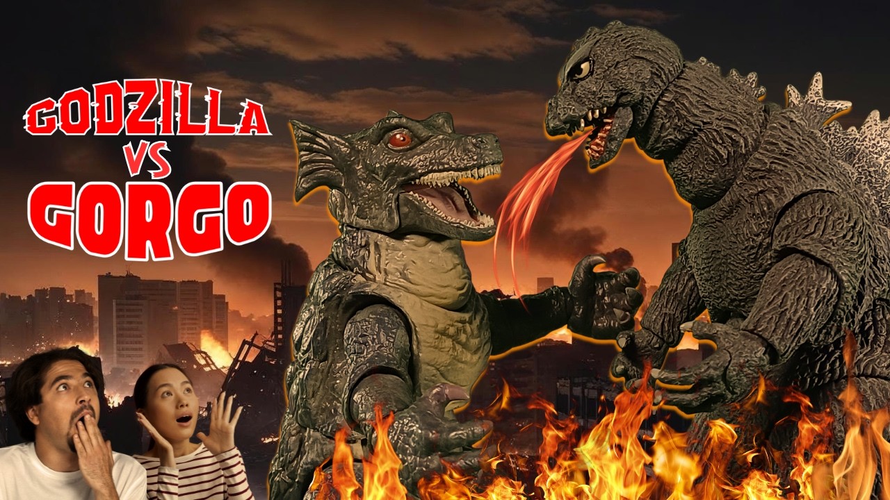 Godzilla vs Gorgo (1964) Figure Short Film