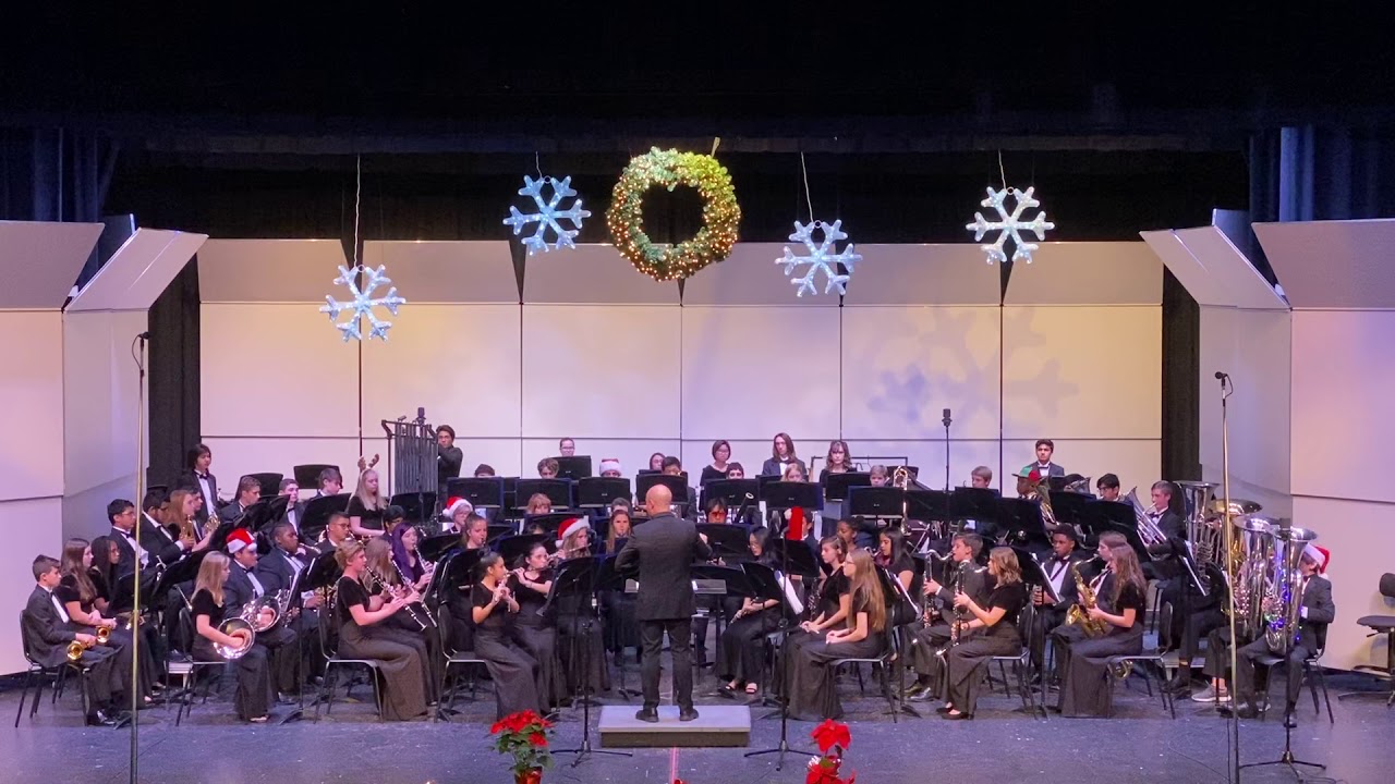 Milton High School Concert Band - A Christmas Festival (Anderson)