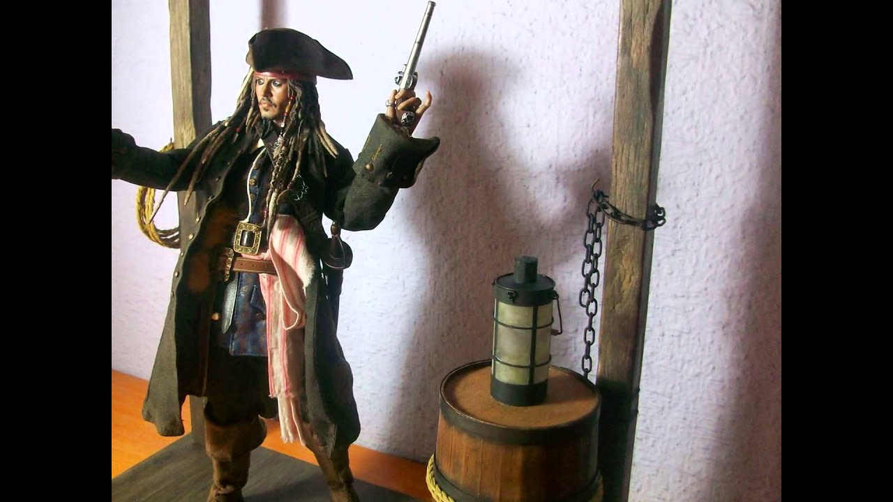 Pirates of the Caribbean Jack Sparrow 1/6 Custom diorama