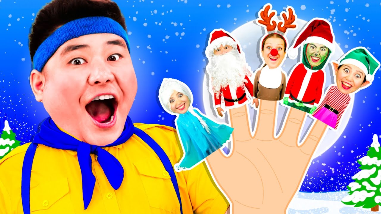 Christmas Finger Family Song 🎄 | Babanana Kids Songs & Nursery Rhymes