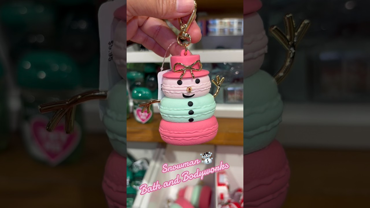 Bath and Bodyworks snowman sanitizer holder ❄️☃️❄️