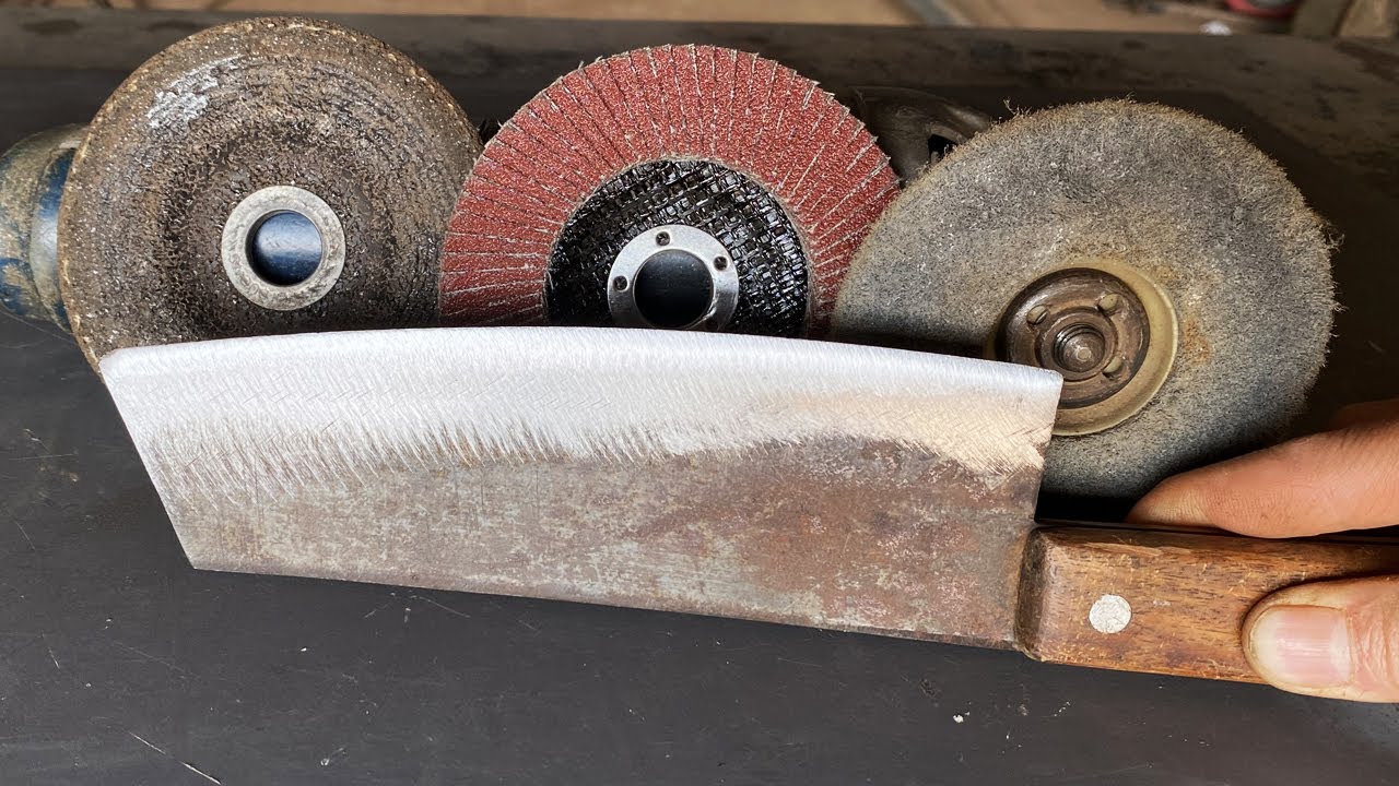 Cách mài dao siêu bén với máy mai góc cầm tay p3 - Sharpen knife