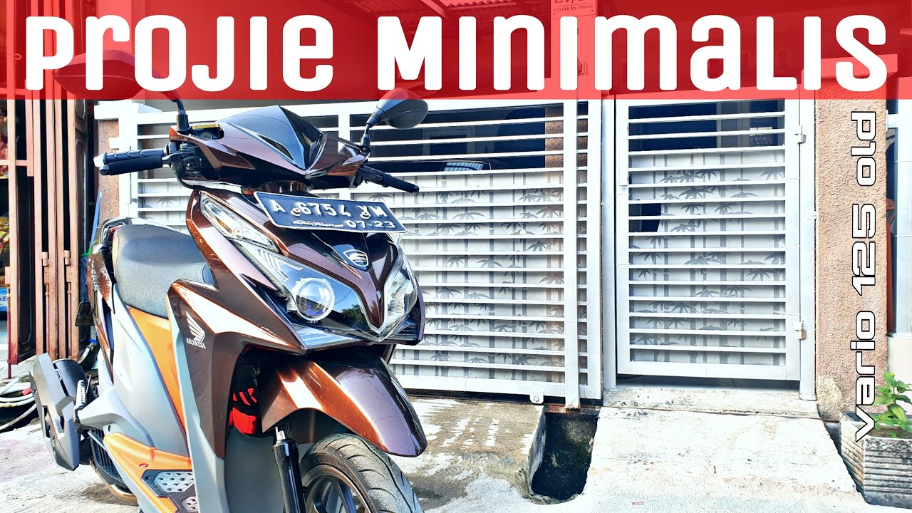 Cara Pasang Projector Bi-LED Di Honda Vario 125 || Retrofit Headlamp Projie BiLED Motor
