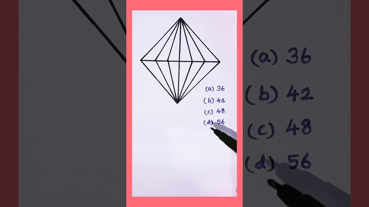 counting triangles reasoning #shorts #maths #countingfigures #countingtriangles #mathstricks