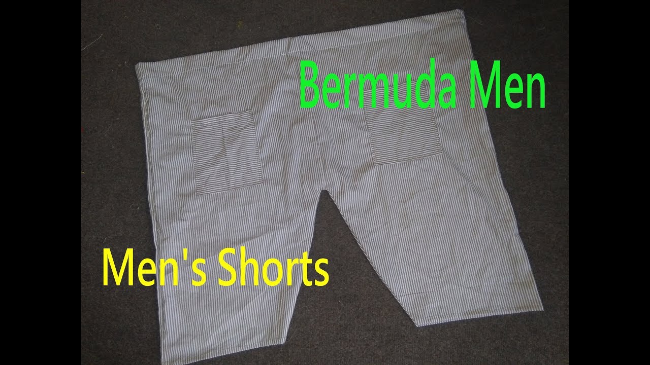 Bermuda Men| Men's Shorts | Men's Shorts Guide | Three Quarter Pants Cutting & Stitching Tutorial