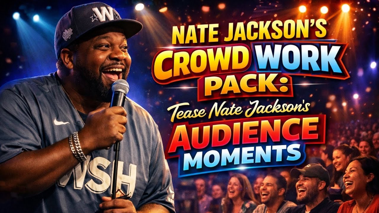 Nate Jackson's CROWD WORK PACK: Tease Nate Jackson's Audience Moments 2026