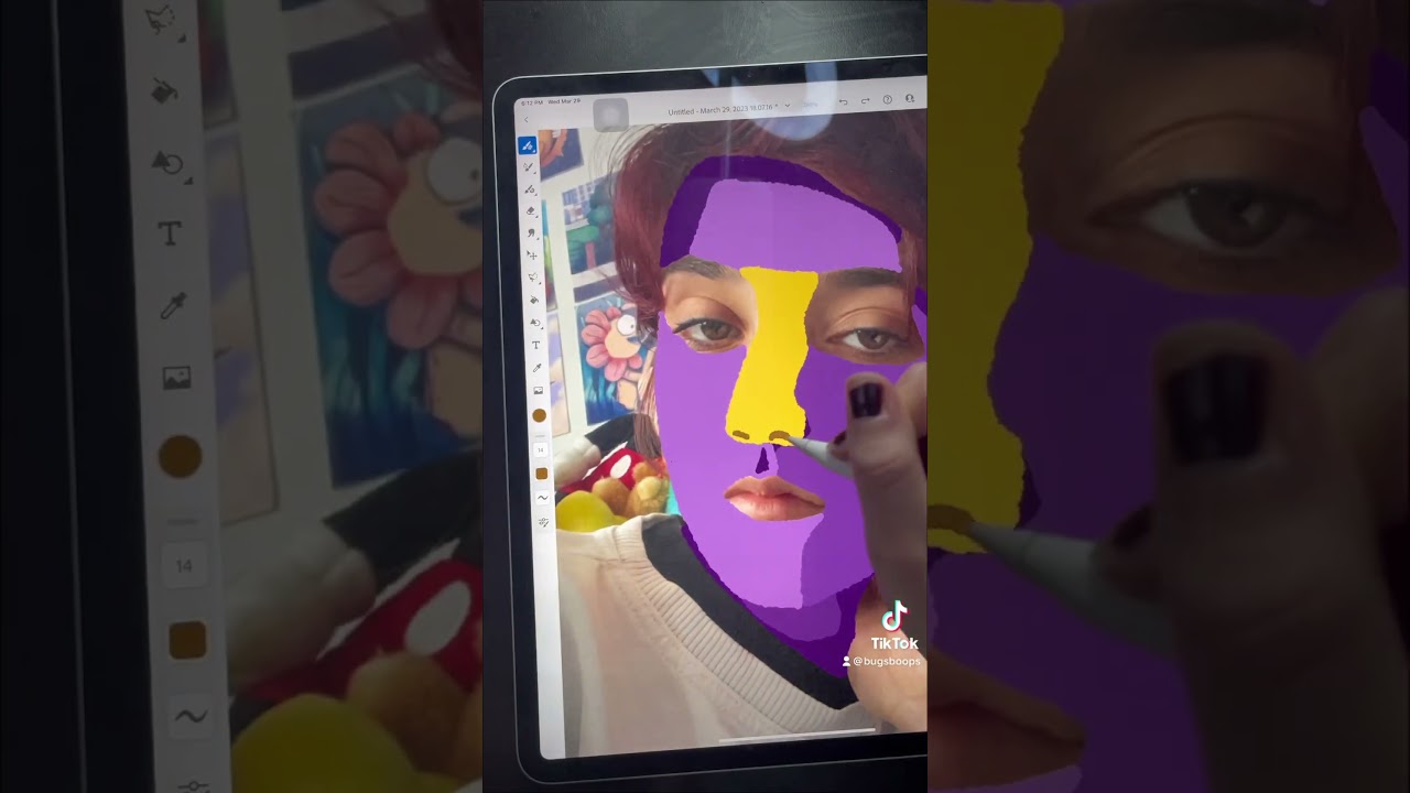 Using the color block method to #draw #portraits ! #digitalart #art #arttutorial