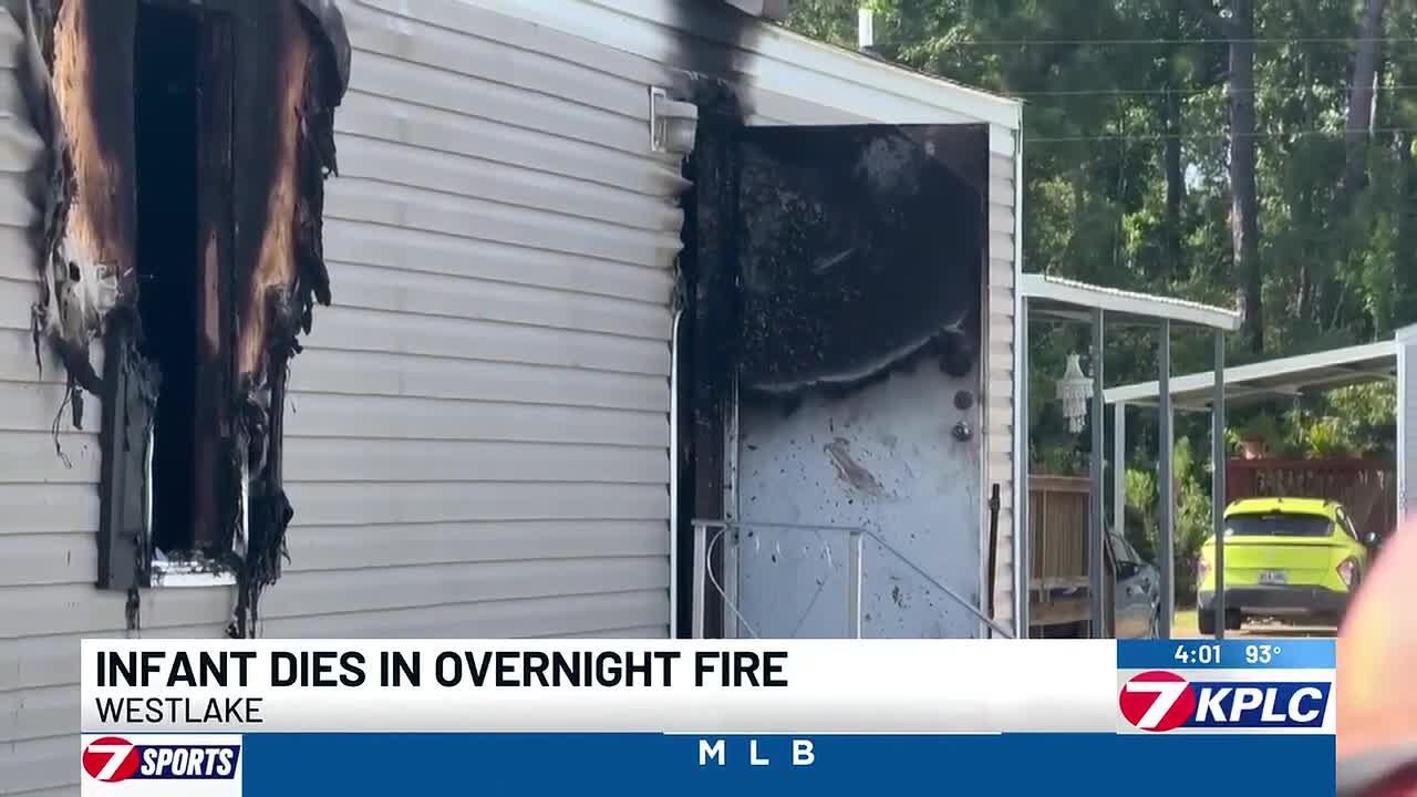 Baby dies in overnight fire at Westlake mobile home