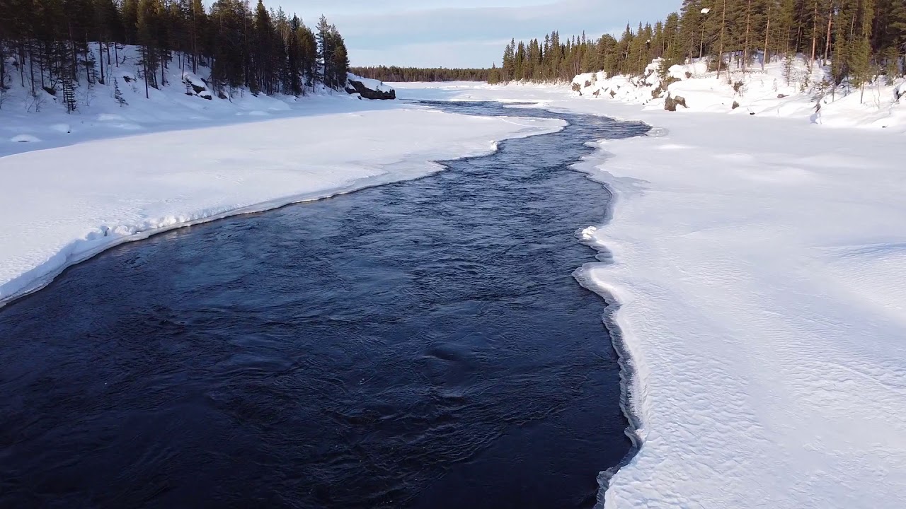Droneflight Äijäkoski Muonio Muonionjoki - DJI Mini