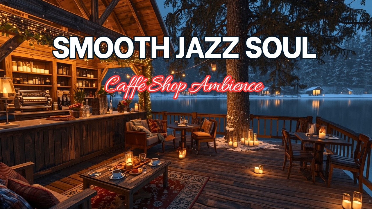 Smooth Jazz Soul ☕ | Cozy Café Shop Ambience, Relaxing Night Jazz Vibes