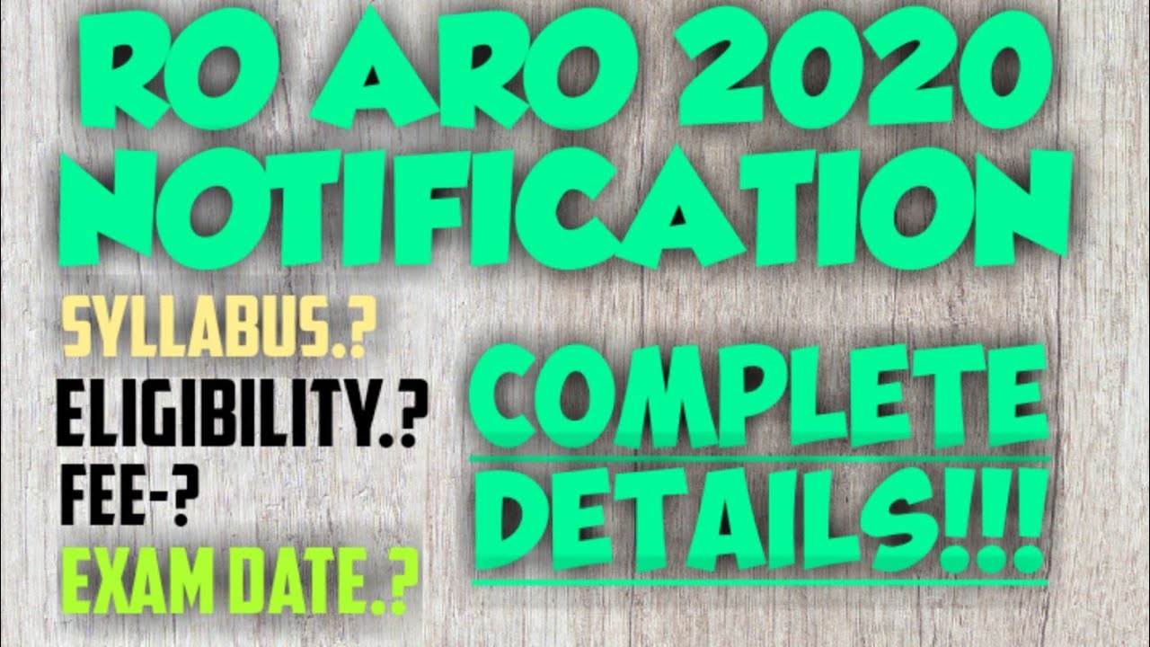 RO/ARO-2020 NOTIFICATION आ गया।। UPPCL ARO 2020 NEW RECRUITMENT NOTIFICATION/UPPSC latest news