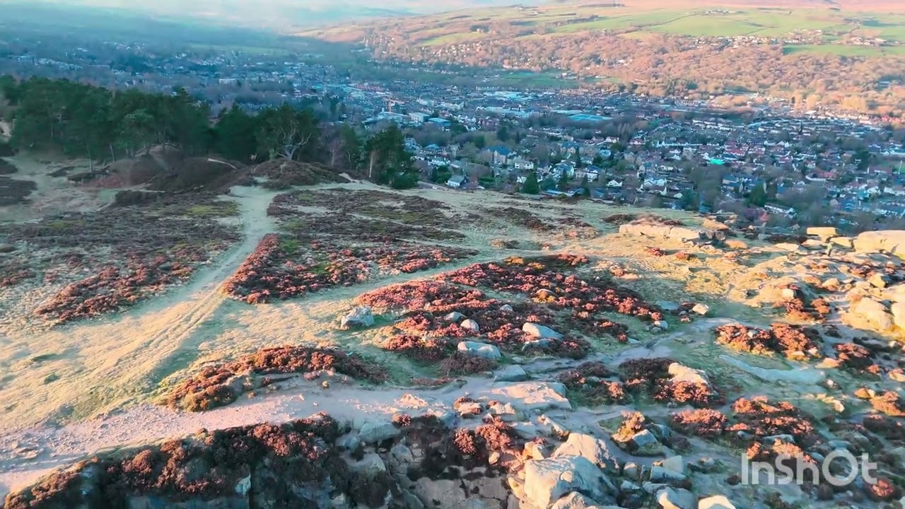 The Cow & Calf Rocks above Ilkley, West Yorkshire on a very cold January day in early 2026 🇬🇧