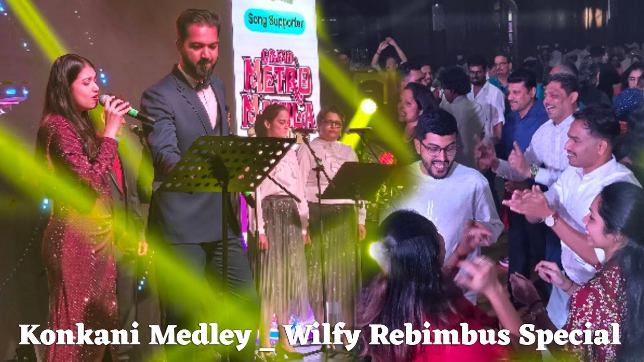Konkani Medley - Wilfy Rebimbus Special | Live Performance | Sonal & Jason #daijidubai 🎤✨