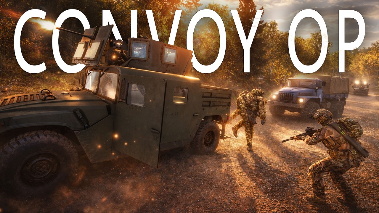 Эта операция по сопровождению конвоя до сих пор снилась мне в кошмарах #armareforger #armareforge...