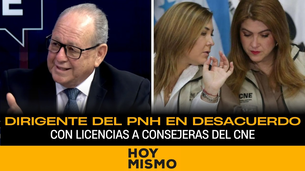 Dirigente del PNH en desacuerdo con licencias a consejeras del CNE