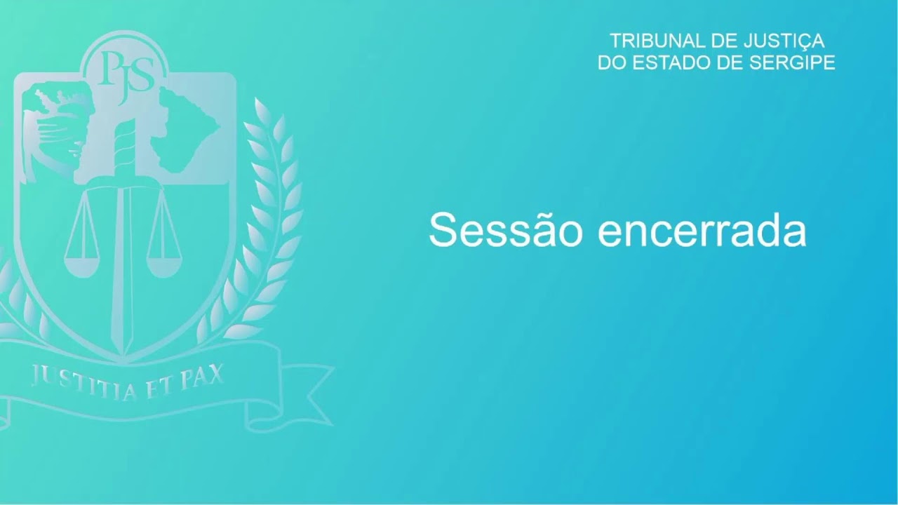 Sessão Ordinária Presencial da 1ª Câmara Cível do TJSE - 23.02.2026.